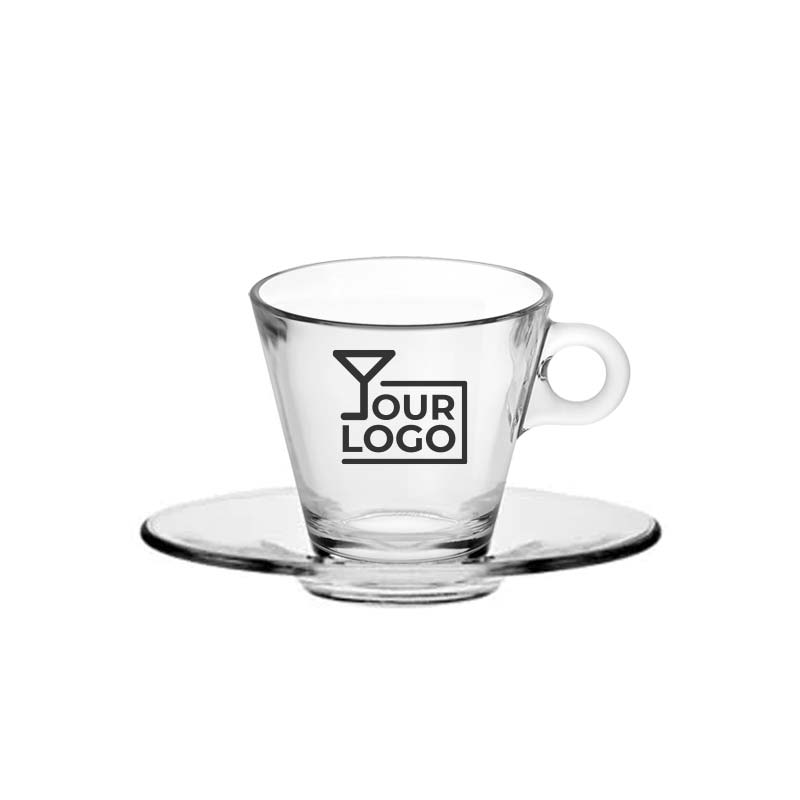 CONIC ESPRESSO TAZZINA VETRO 8 CL LOGO
