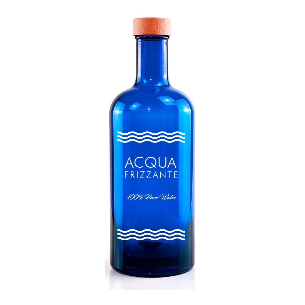 Iside blu 750 ml "acqua frizzante"-Iside