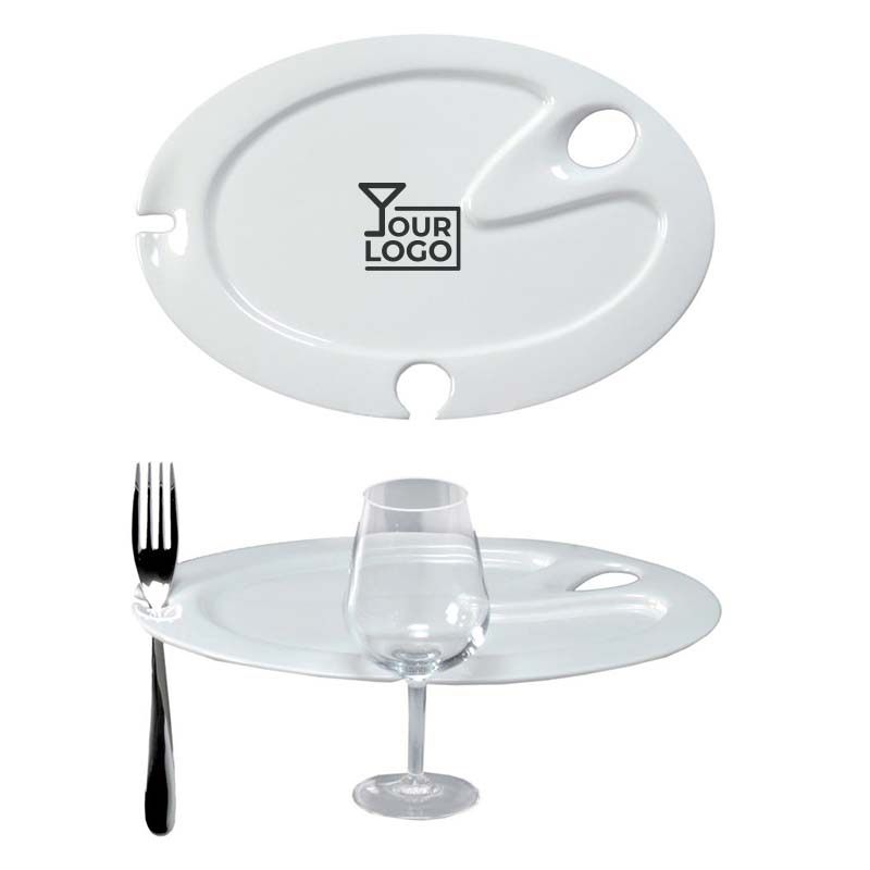Plates Piatto Bouffet con Foro 32 cm 