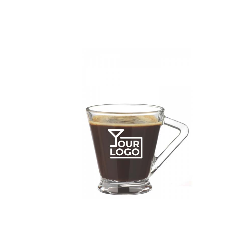 FUSION TAZZINA CAFFÉ VETRO 11 CL LOGO