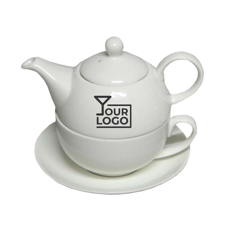 Tea For One Teiera 35 cl con Tazza e Piatto 