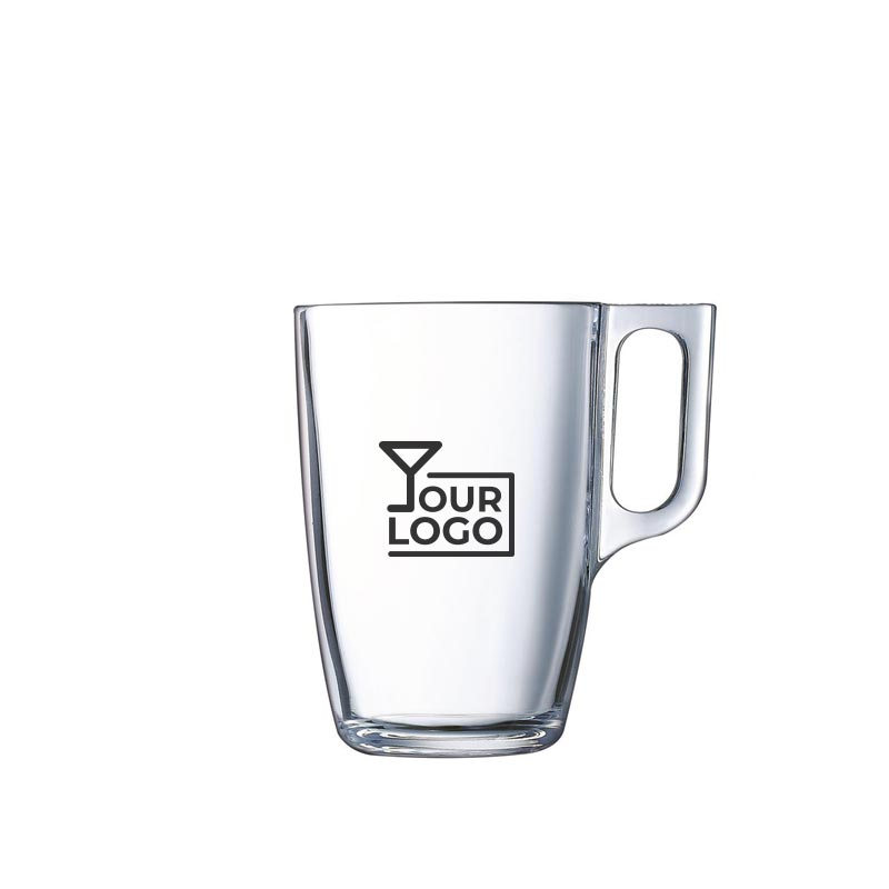 VOLUTO TAZZA MUG VETRO 32 CL logo